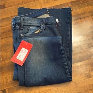 Wide leg flare jeans